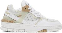 Axel Arigato White & Taupe Astro Sneakers