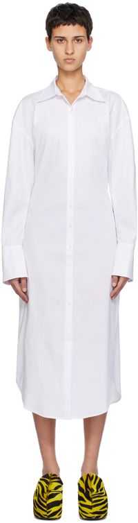 SIMONMILLER White Kerr Midi Dress
