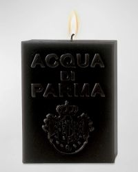 Black Cube Candle, Amber