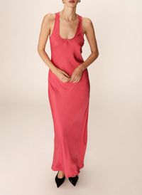 Grace Et Mila - Robe longue imprimée - Taille L - Rose