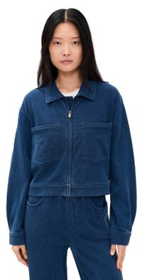 Z Supply Heritage Knit Jacket Indigo XS