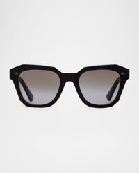 Pont Des Arts Acetate & Nylon Square Sunglasses