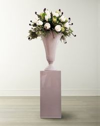 Protea Fern 93" Faux Floral Arrangement in Vase with Stand