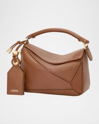 Puzzle Mini Top-Handle Bag in Nappa Leather