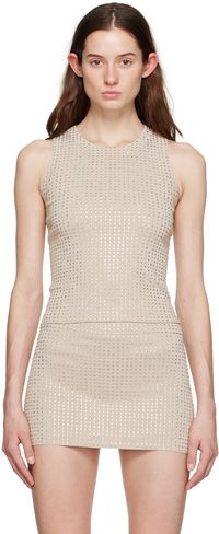 Aya Muse Off-White Mela Tank Top