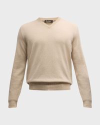 Men's Scollo Baby Cashmere V-Neck Sweater