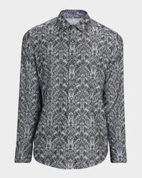 Men's Highland Damask Button-Down Shirt