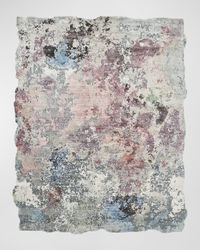 Abstract Hand-Knotted Rug, 6' x 9'