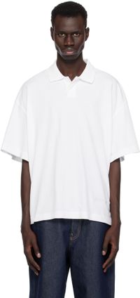 Alexander Wang Polo à manches courtes blanc