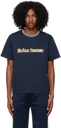 Wales Bonner T-shirt bleu marine