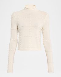 Wool Cashmere Popcorn Sweater