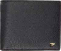 TOM FORD Black Small Grain Leather Bifold Wallet