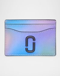 Snapshot Airbrushed Leather Card Case