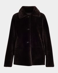 Reversible Sheep Shearling Coat