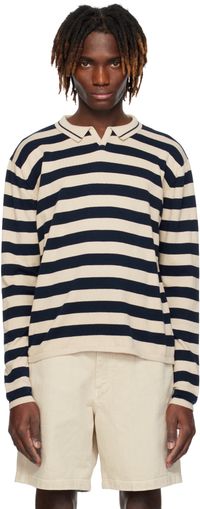 Gimaguas Beige & Navy Leo Polo