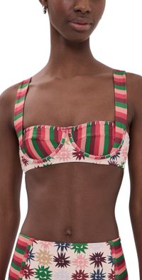 Carolina K Carmel Bikini Top Multi L