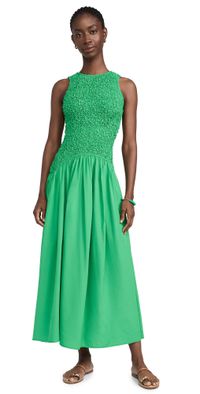 The Wolf Gang Marisol Maxi Dress Emerald XL