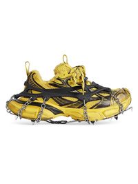 Women's Skiwear 3XL Ski Sneakers - Yellow Black - Size 13