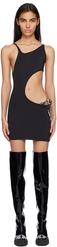 lesugiatelier Black Cutout Minidress