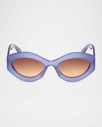 Cat-Eye Acetate Sunglasses
