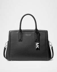 Laila Medium Leather Satchel Bag