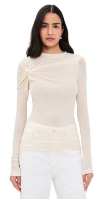 AGOLDE Lissa Long Sleeve Tee Black S