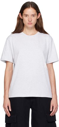 alexanderwang.t Gray Puff Logo T-shirt