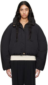 JACQUEMUS Black La Casa 'La doudoune courte Caraco' Jacket