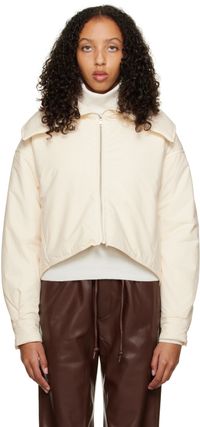 John Elliott Off-White Scout Cropped Jacket