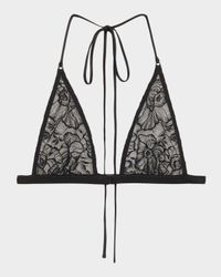 Michelia Floral Lace Soft Triangle Bra