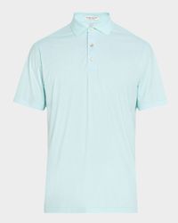 Men's Geometric Performance Polo Shirt