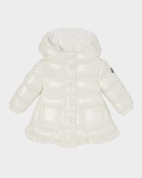 Girl's Dufar Hooded Long Down Parka, Size 6M-3