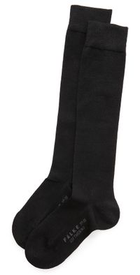 Falke Soft Merino Knee High Socks Black 39-40