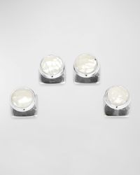 Men's Mosaic Mother-of-Pearl Shirt Studs