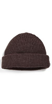 NN07 Merino Rib Knit Beanie Demitasse One Size