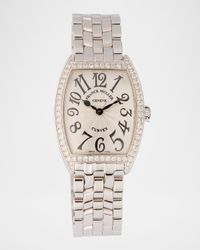 Curves Stainless Steel Diamond Watch