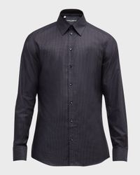 Men's Pindot Cotton Dress Shirt