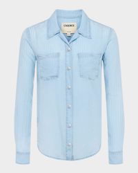 Isla Stripe Denim Shirt