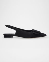 Maylura Suede Slingback Ballerina Flats