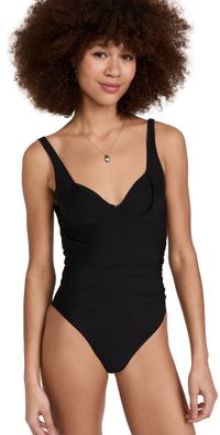 solido Underwire Ruched One Piece Midnight XL