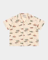Boy's Elliot Race Car Button Down Shirt, Size 18M-10