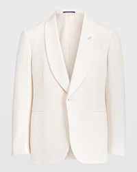 Men's Wool-Silk Shawl Dinner Jacket