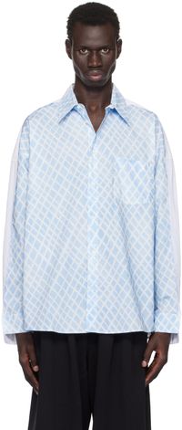 Marni Blue & White Check Shirt