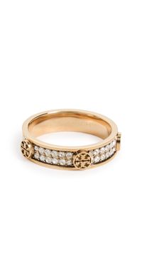 Tory Burch Miller Stud Ring Tory Gold / Crystal 7