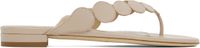 Manolo Blahnik Beige Nour Sandals