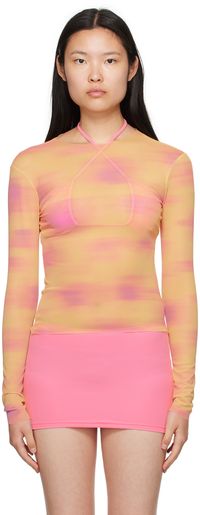 BINYA T-shirt à manches longues Arena jaune