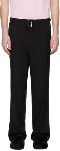 Marni Black Straight-Leg Trousers