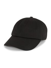 Men's Check Lined Baseball Cap - Black - Size XL