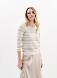 Caroll - Pull col bateau - Taille XL - Beige