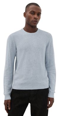 Marine Layer Sweater Tee Misty Heather L